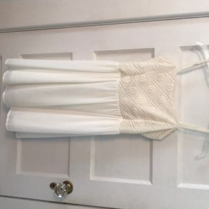 White cocktail dress